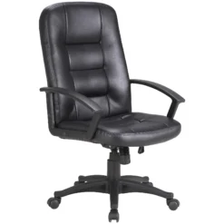 Preston Leather Faced Manager Chair