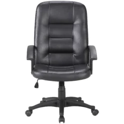 Preston Leather Faced Manager Chair -Office Chair Sales 082880