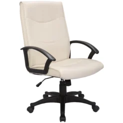 Farnborough Leather Faced Manager Chairs -Office Chair Sales 082947