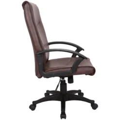 Farnborough Leather Faced Manager Chairs -Office Chair Sales 082954