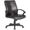 Adept Medium Back Leather Faced Office Chair