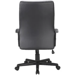 Adept High Back Leather Faced Office Chair -Office Chair Sales 083029