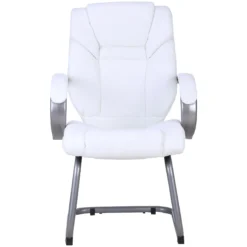 Fiji Bonded Leather Faced Visitor Chairs -Office Chair Sales 083091