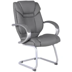 Fiji Bonded Leather Faced Visitor Chairs -Office Chair Sales 083100
