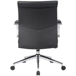 Identity Medium Back Leather Manager Chair -Office Chair Sales 083407