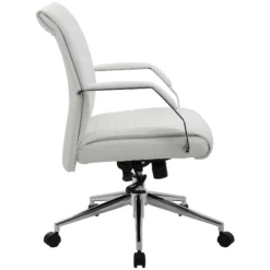 Identity Medium Back Leather Manager Chair -Office Chair Sales 083409