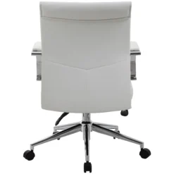 Identity Medium Back Leather Manager Chair -Office Chair Sales 083411