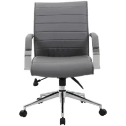 Identity Medium Back Leather Manager Chair -Office Chair Sales 083414
