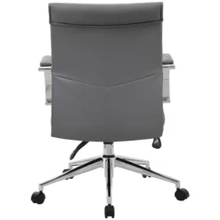 Identity Medium Back Leather Manager Chair -Office Chair Sales 083415