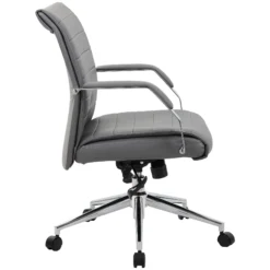 Identity Medium Back Leather Manager Chair -Office Chair Sales 083416