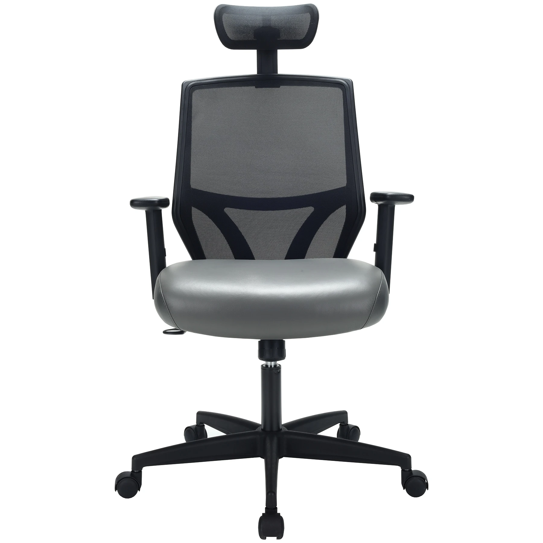 Impact Mesh Office Chair With Pocket Sprung Leather Seat 6 Impact Mesh Office Chair With Pocket Sprung Leather Seat - Image 6