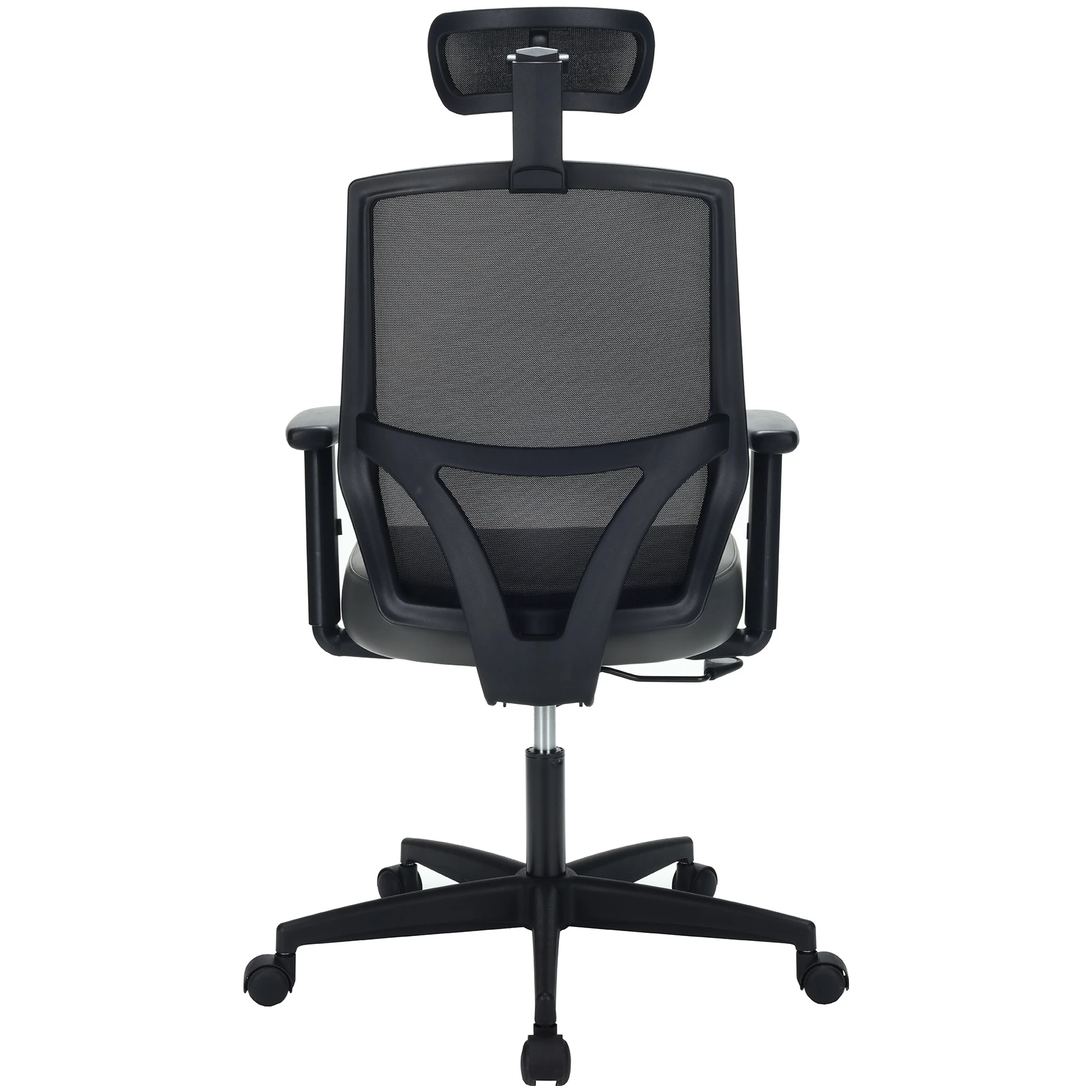 Impact Mesh Office Chair With Pocket Sprung Leather Seat 19 Impact Mesh Office Chair With Pocket Sprung Leather Seat - Image 19