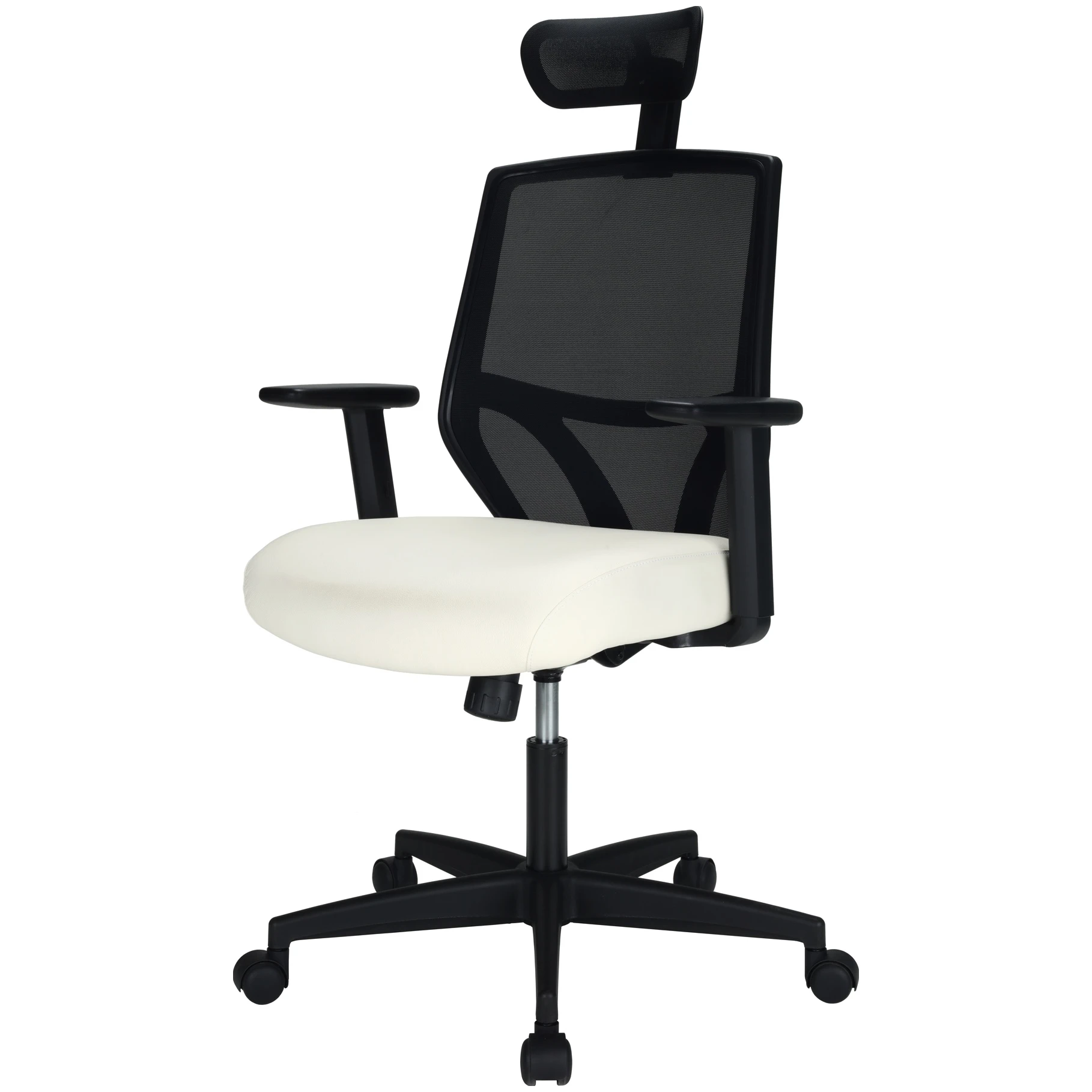 Impact Mesh Office Chair With Pocket Sprung Leather Seat 13 Impact Mesh Office Chair With Pocket Sprung Leather Seat - Image 13