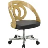 Spectrum Oak Real Wood Veneer Office Chair