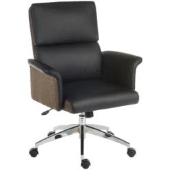 Elegance Medium Back Executive Chair Black