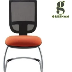 Gresham Move Up Mesh Back Cantilever Visitor Chair