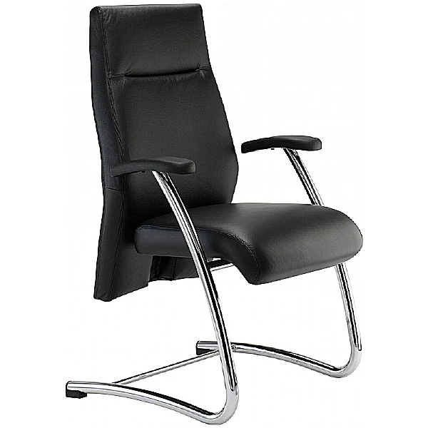 Summit Essence Leather Visitor Chair 1 Summit Essence Leather Visitor Chair
