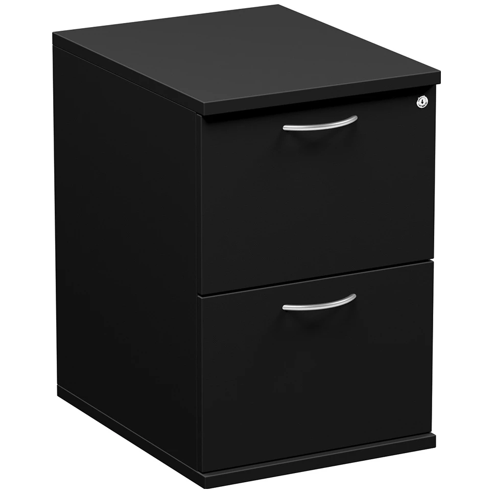 NEXT DAY Eclipse Essential Black Filing Cabinets 2 NEXT DAY Eclipse Essential Black Filing Cabinets - Image 2