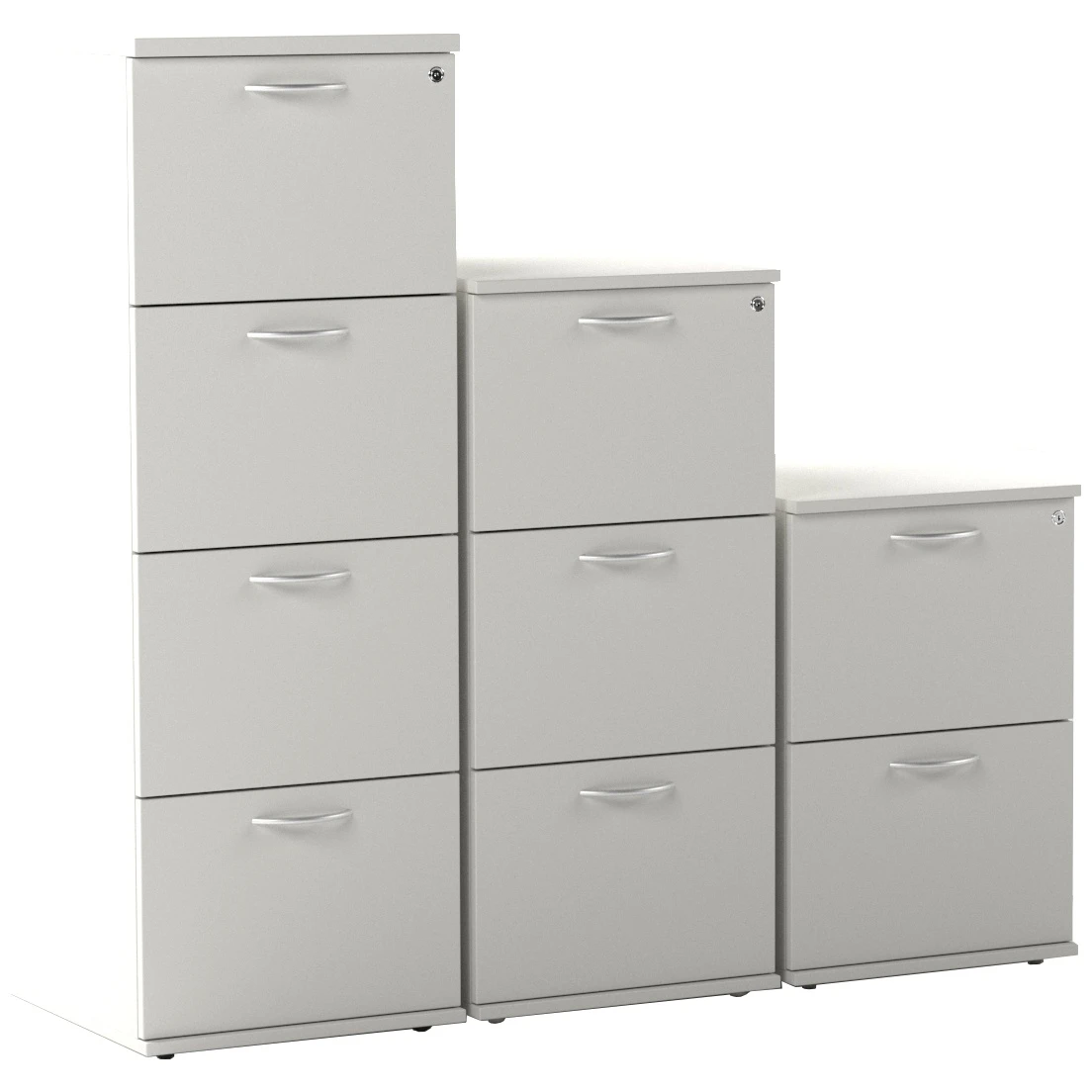 Vogue Essential White Filing Cabinets 1 Vogue Essential White Filing Cabinets