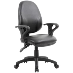 Comfort Ergo 2-Lever Leather Operator Chairs 10 Comfort Ergo 2-Lever Leather Operator Chairs -Office Chair Sales 089874