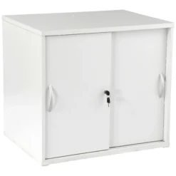 Karbon Desk High Sliding Door Cupboard -Office Chair Sales 090506
