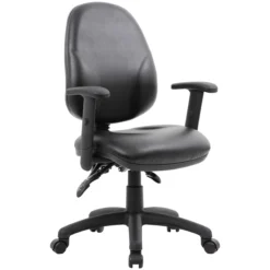 Comfort Ergo 3-Lever Leather Operator Chairs 9 Comfort Ergo 3-Lever Leather Operator Chairs -Office Chair Sales 090862