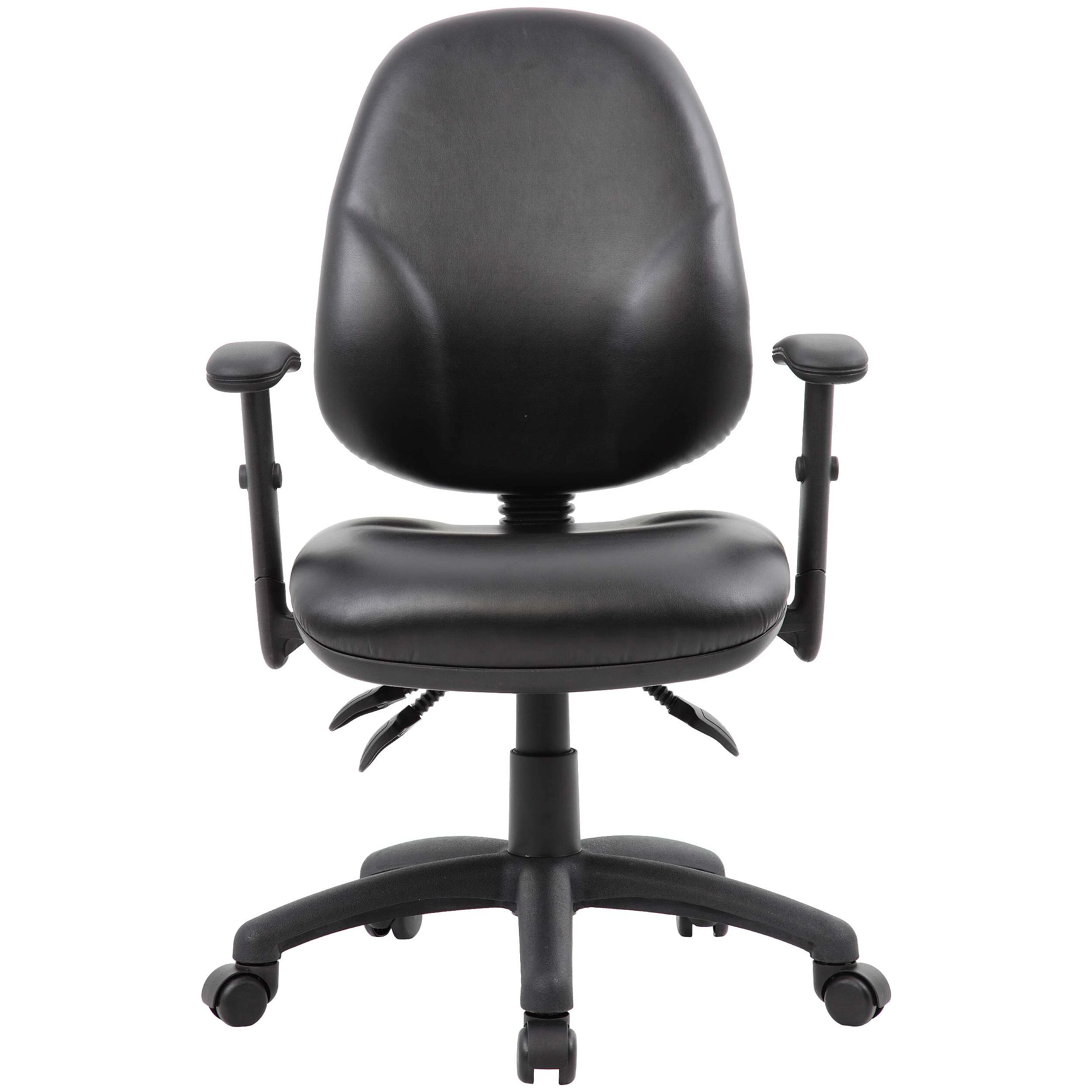 Comfort Ergo 3-Lever Leather Operator Chairs 5 Comfort Ergo 3-Lever Leather Operator Chairs - Image 5