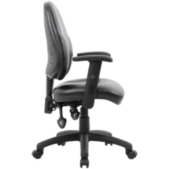 Comfort Ergo 3-Lever Leather Operator Chairs 11 Comfort Ergo 3-Lever Leather Operator Chairs -Office Chair Sales 090864