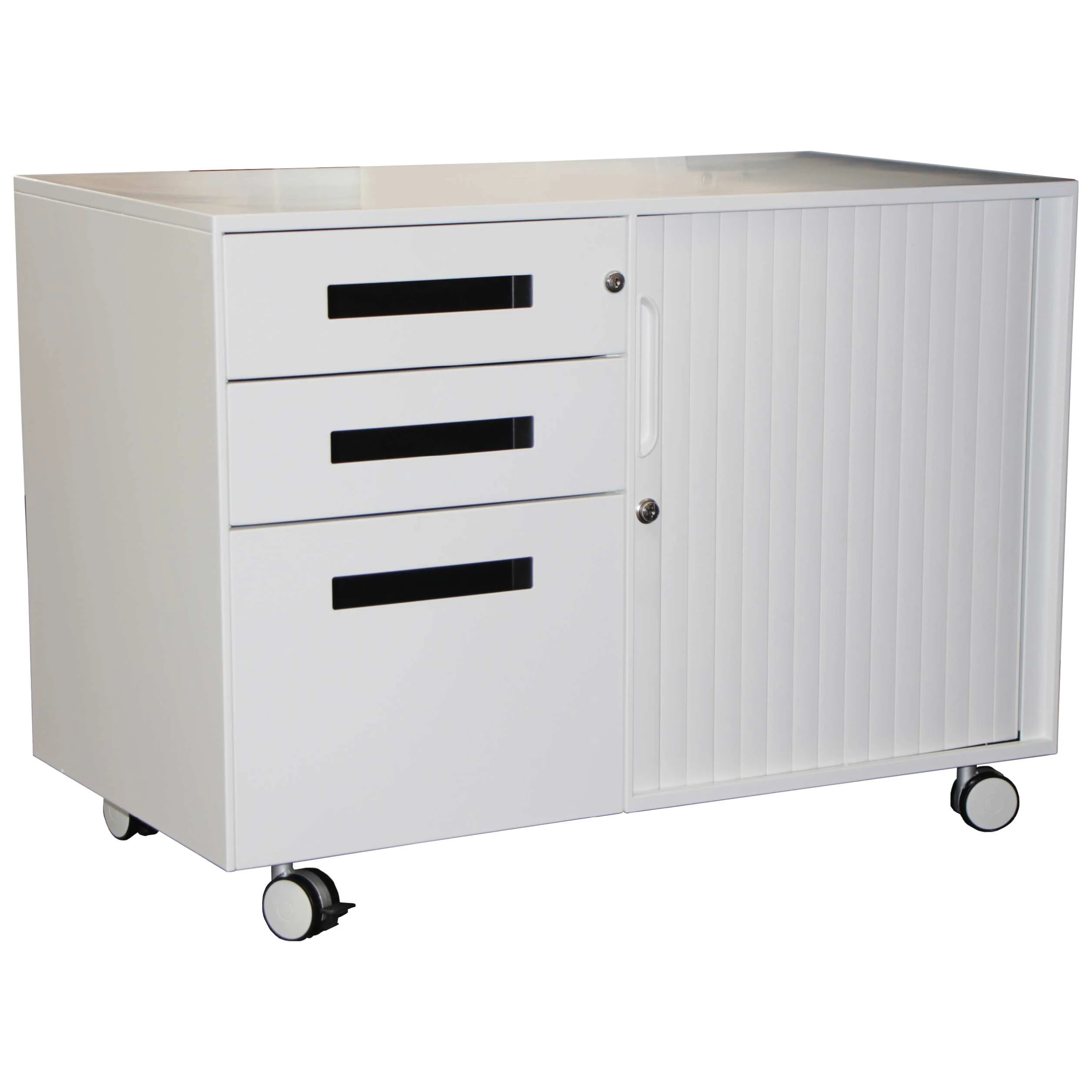 Prism Steel Mobile Pedestal And Tambour Unit 1 Prism Steel Mobile Pedestal And Tambour Unit