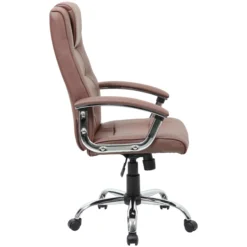 Loughborough Leather Faced Manager Brown 6 Loughborough Leather Faced Manager Brown -Office Chair Sales 094837