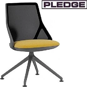 Pledge Cicero Medium Back Black Conference Chair 1 Pledge Cicero Medium Back Black Conference Chair