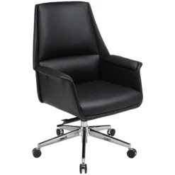 Porto Medium Back Bonded Leather Manager Chair