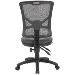 Comfort Ergo 2-Lever Mesh And Leather Operator Chair -Office Chair Sales 100930