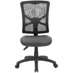 Comfort Ergo 2-Lever Mesh And Leather Operator Chair -Office Chair Sales 100931