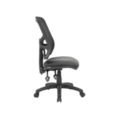 Comfort Ergo 2-Lever Mesh And Leather Operator Chair -Office Chair Sales 100932 scaled
