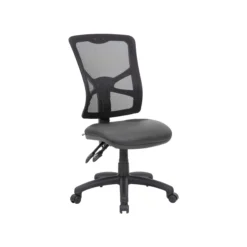 Comfort Ergo 2-Lever Mesh And Leather Operator Chair