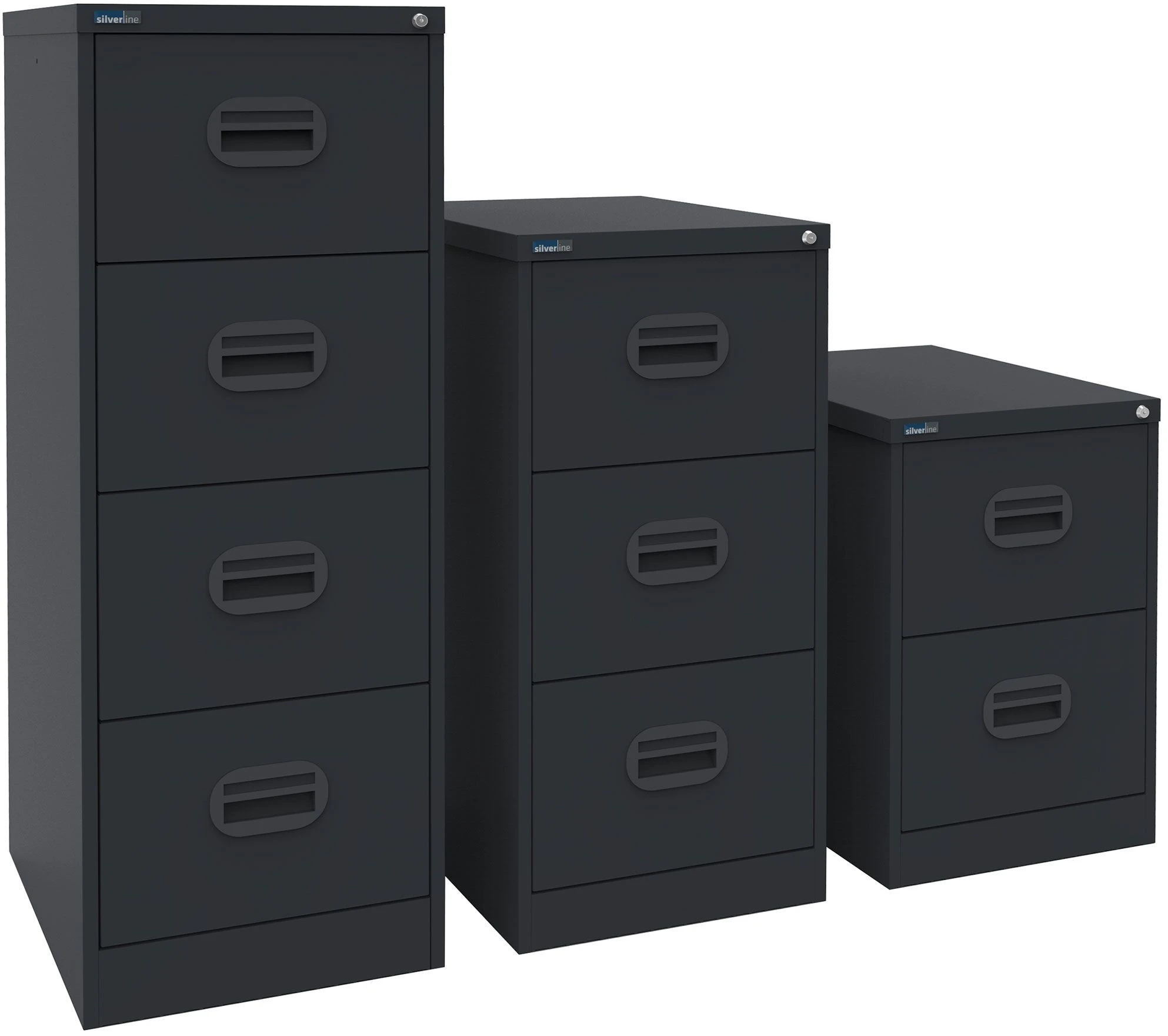 NEXT DAY Silverline Kontrax Filing Cabinets 2 NEXT DAY Silverline Kontrax Filing Cabinets - Image 2