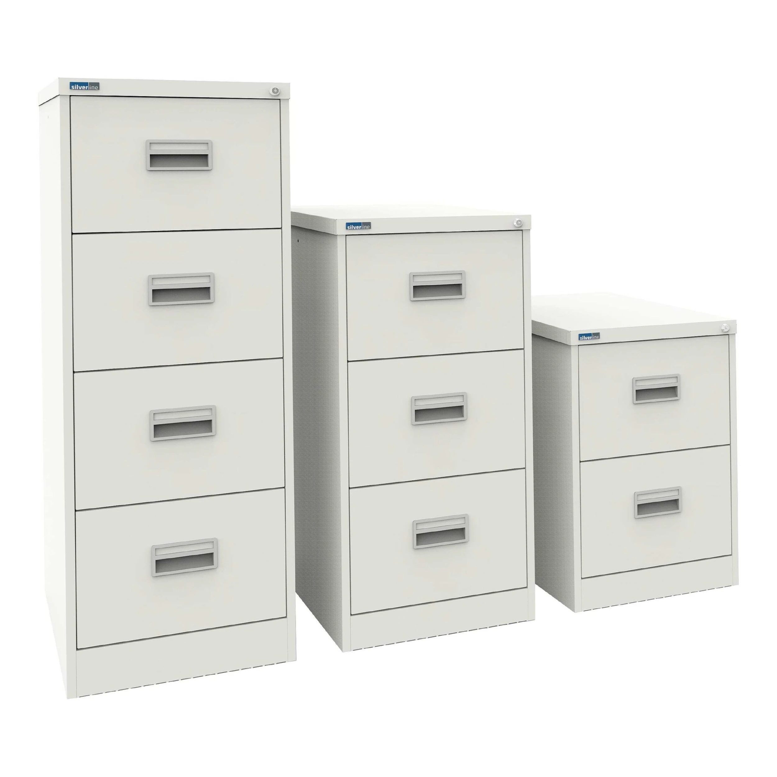Silverline Midi Filing Cabinets 3 Silverline Midi Filing Cabinets - Image 3