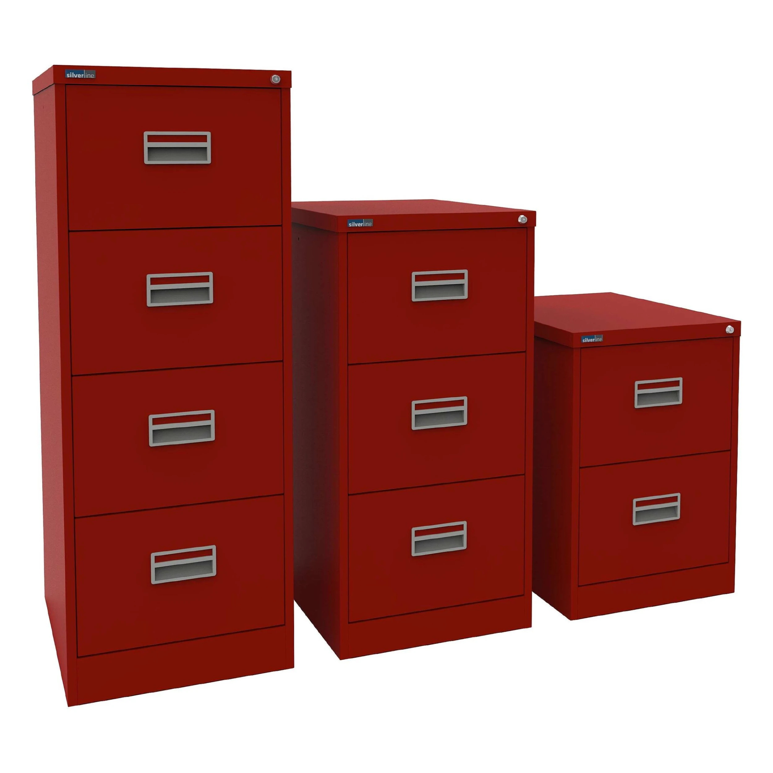 Silverline Midi Filing Cabinets 4 Silverline Midi Filing Cabinets - Image 4