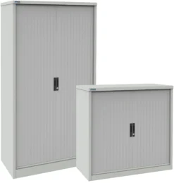 NEXT DAY Silverline Kontrax Tambour Cupboards