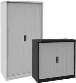 Silverline Kontrax Tambour Cupboards