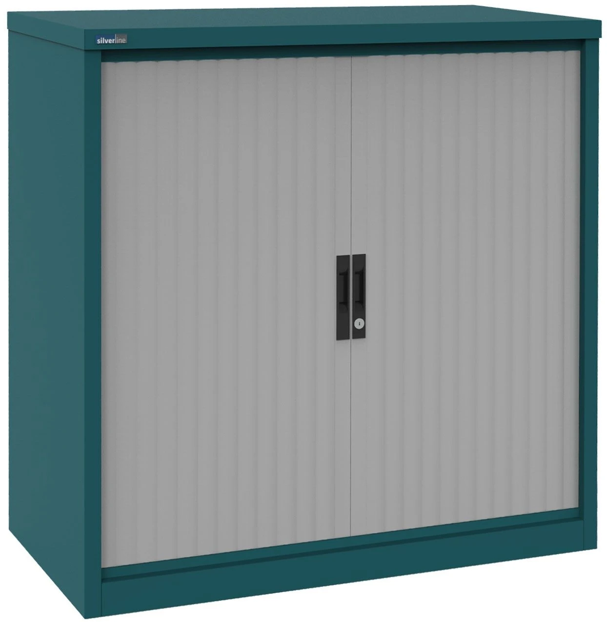 Silverline Two Tone Kontrax Tambour Cupboards 8 Silverline Two Tone Kontrax Tambour Cupboards - Image 8