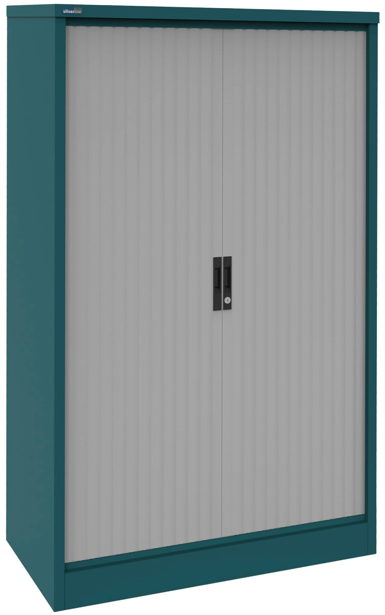 Silverline Two Tone Kontrax Tambour Cupboards 10 Silverline Two Tone Kontrax Tambour Cupboards - Image 10