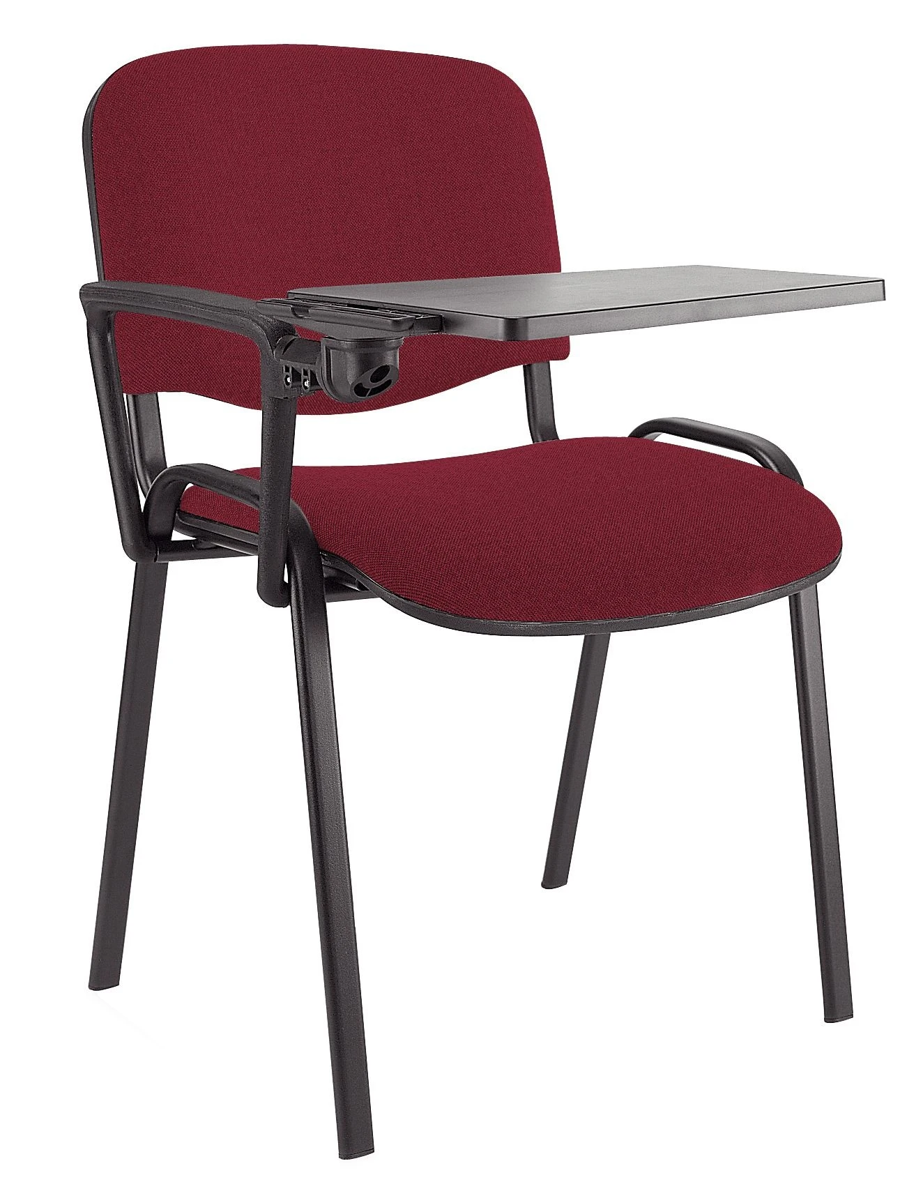 Swift Black Frame Conference Chairs With Plastic Writing Tablet (4 Pack) 7 Swift Black Frame Conference Chairs With Plastic Writing Tablet (4 Pack) - Image 7