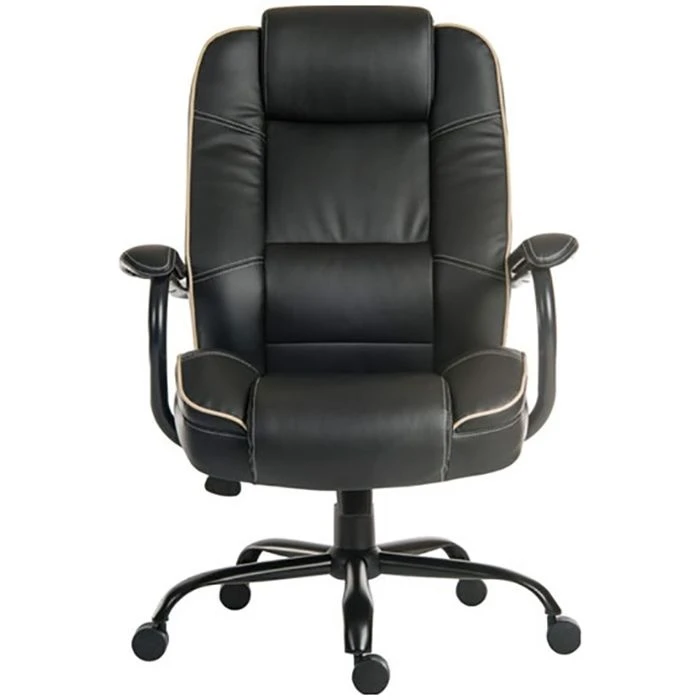 Goliath Duo Bariatric 24 Hour 27 Stone Black Leather Faced Manager Chair 2 Goliath Duo Bariatric 24 Hour 27 Stone Black Leather Faced Manager Chair - Image 2