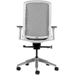Bestuhl J1 White & Grey Mesh Task Chair -Office Chair Sales 103014