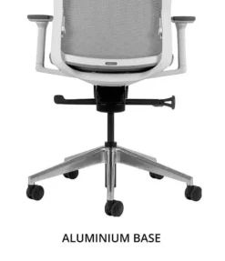 Bestuhl J1 White & Grey Mesh Task Chair -Office Chair Sales 103018