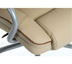 Goliath Duo Bariatric 24 Hour 27 Stone Cream Leather Faced Manager Chair -Office Chair Sales 103032