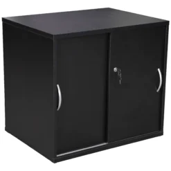 Karbon Desk High Sliding Door Cupboard -Office Chair Sales 103314