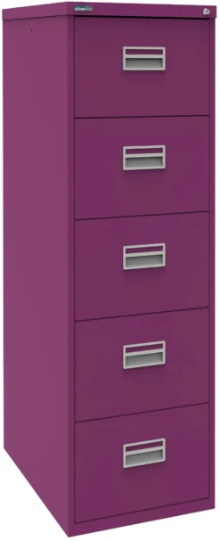 Silverline 5 Drawer Filing Cabinet -Office Chair Sales 104017